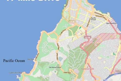Map: 17 Mile Drive Svg Full Map