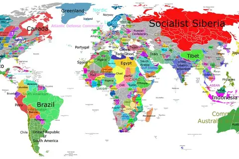 Map: 1983: the Doomsday World Map