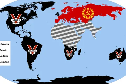 Map: 1984 Flag Map