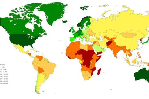 Map: 2021 Gdp Per Capita World Map