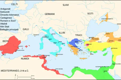 Map: 218Ac Mappa del Mar Mediterraneo