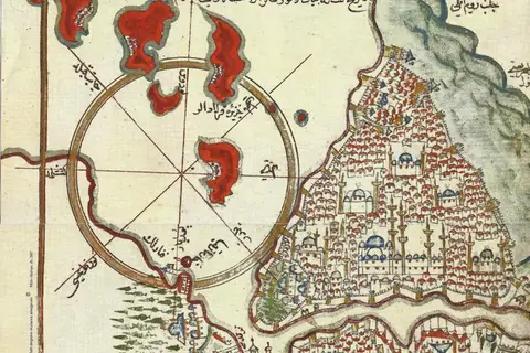 Map: A map of İstanbul, 1629