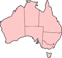 Map: Act in Australia Map