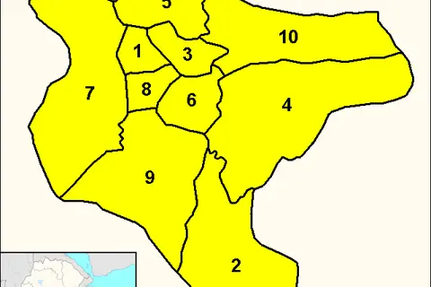 Map: Addis Ababa District Map