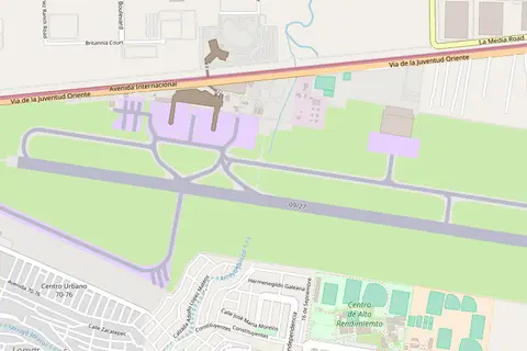 Map: Aeropuerto Internacional de Tijuana Location Map