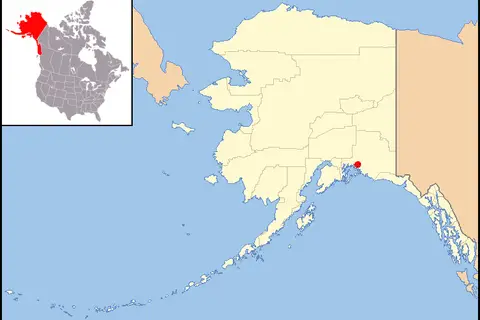 Map: Alaska Map Valdez