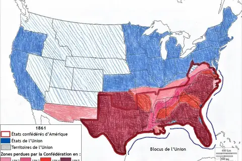 Map: American Civil War Map