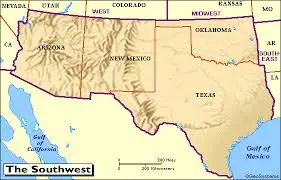 Map: Americansouthwest Map