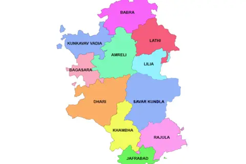 Map: Amreli Gujarat Map