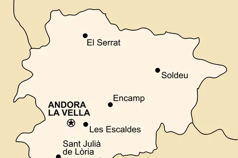 Map: Andorra Map