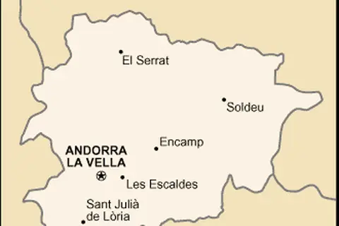 Map: Andorra Mapa