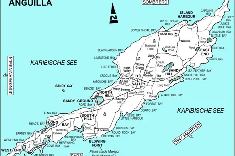 Map: Anguilla Map