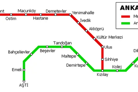 Map: Ankara Metro Map