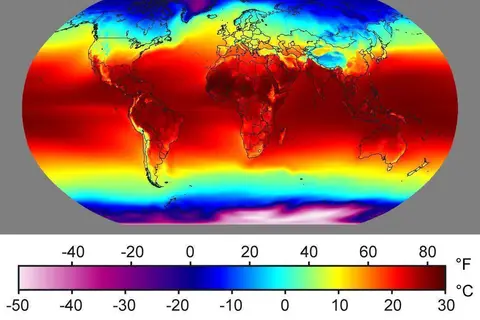 Map: Annual Average Temperature Map