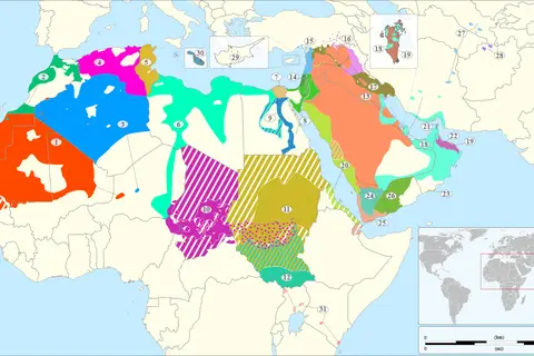 Map: Arabic Varieties Map
