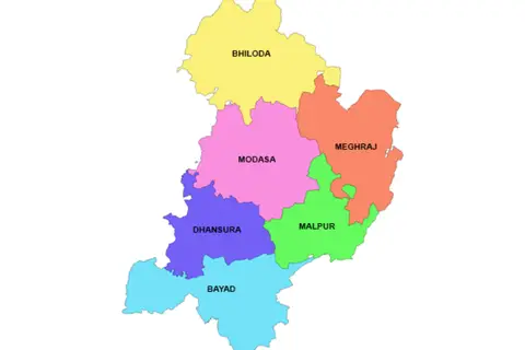 Map: Aravalli Gujarat Map