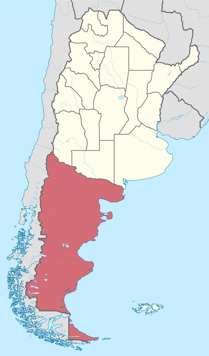 Map: Argentinian Patagonia Locator Map