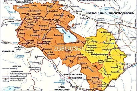Map: Armeniamaparmenian