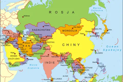 Map: Asiaadministrative Map