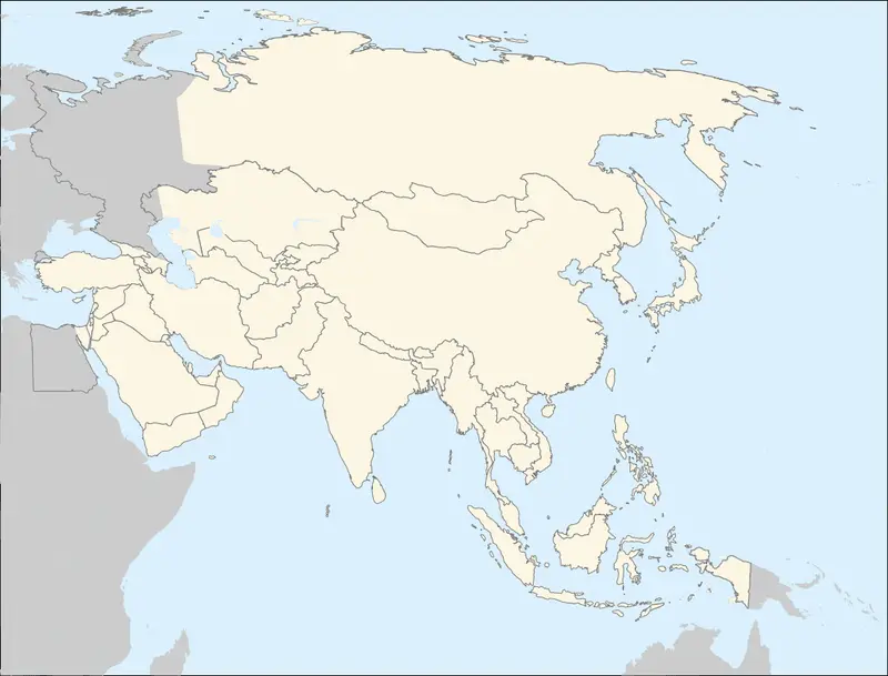 Map: Asiablank Map