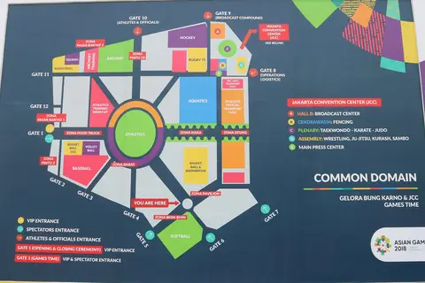 Map: Asian Games 2018 Senayan Gbk Map Cropped