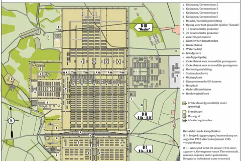 Map: Auschwitz Birkenau Map
