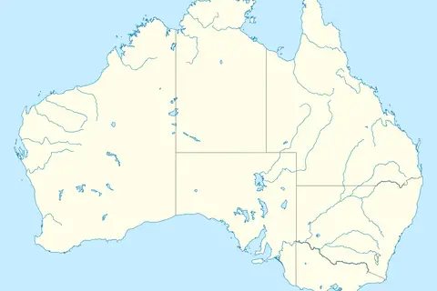 Map: Australia Location Map