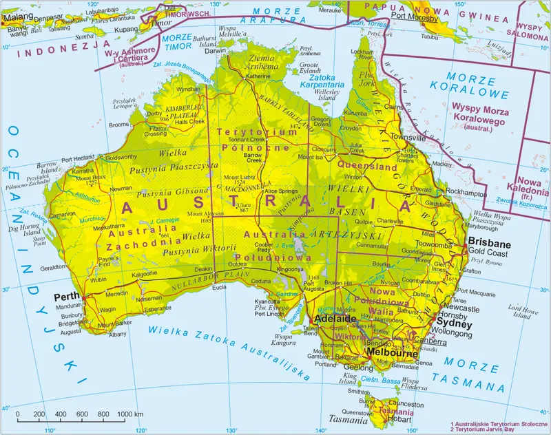 Map: Australia Mapa