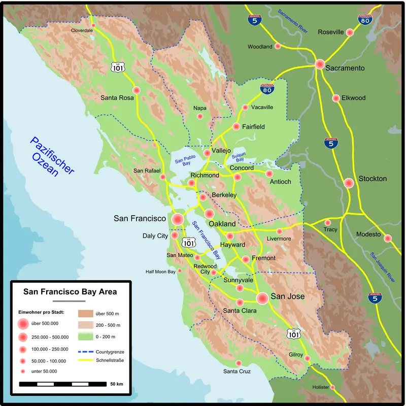 Map: Bay Area Map de