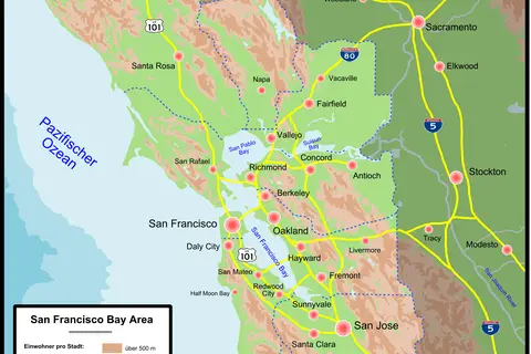 Map: Bay Area Map de