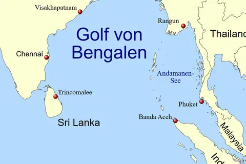 Map: Bay of Bengal Map de