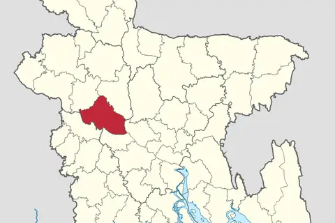 Map: Bd Pabna District Locator Map