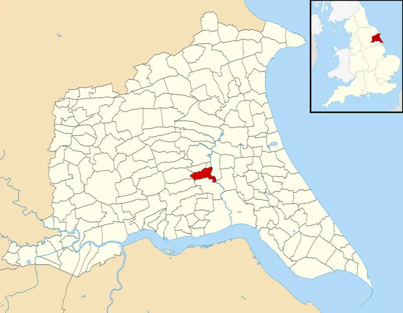 Map: Beverley Uk Parish Locator Map