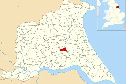 Map: Beverley Uk Parish Locator Map