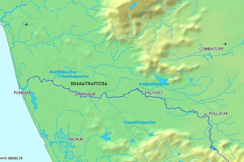 Map: Bharathapuzha Map