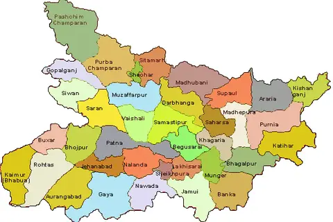 Map: Bihar District Map