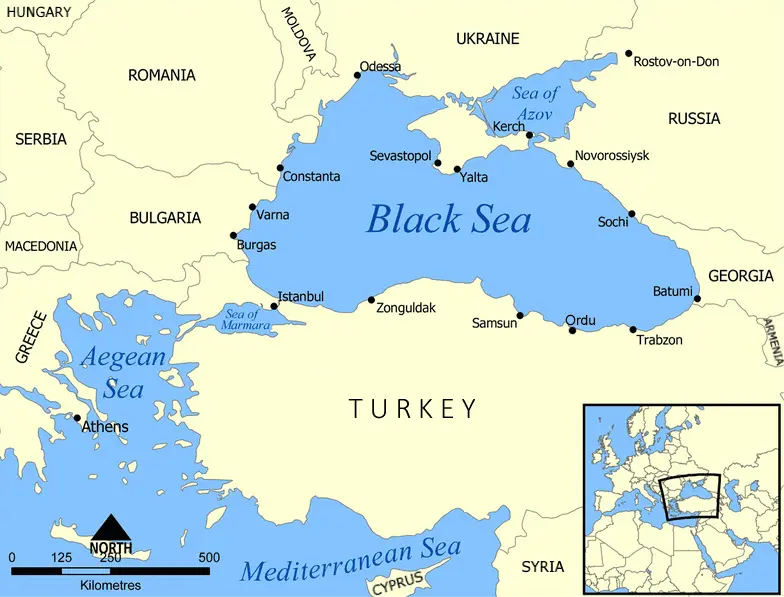 Map: Black Sea Map