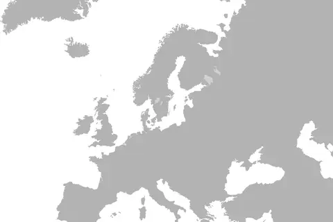 Map: Blank Map Europe No Borders