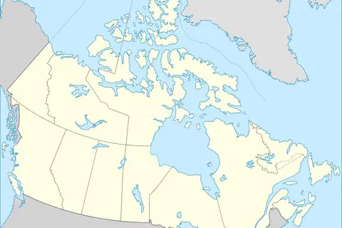 Map: Blank Map of Canada
