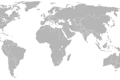 Map: Blank Map World 1861 (Great Maps)