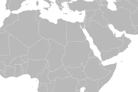 Map: Blankmapmiddle East