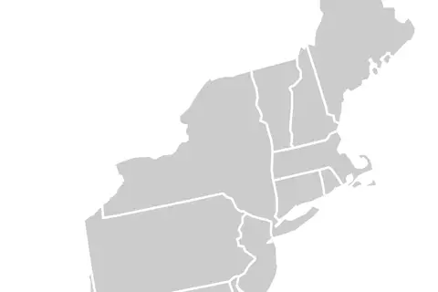 Map: Blankmapusanortheast