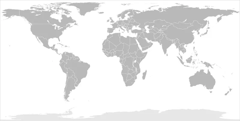 Map: Blankmapworldflattened