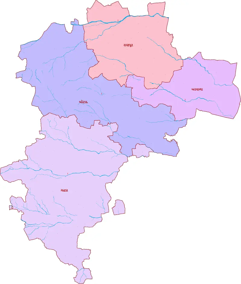 Map: Botad District Map