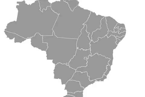 Map: Brazil Blank Map