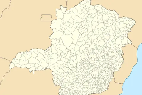 Map: Brazil Minas Gerais Location Map