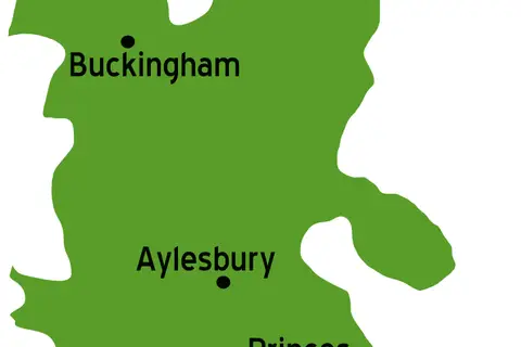 Map: Buckinghamshire Map