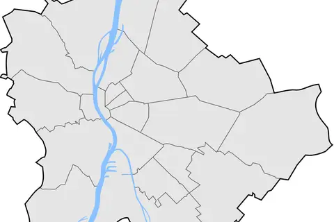 Map: Budapest Districts Map