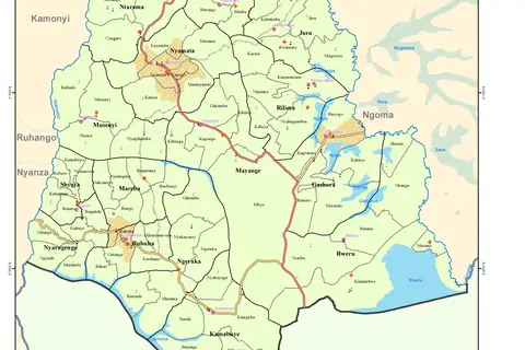 Map: Bugesera District Map
