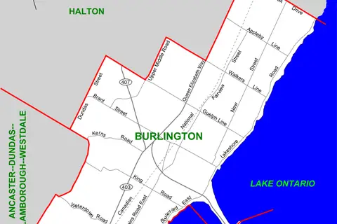 Map: Burlington Riding Map